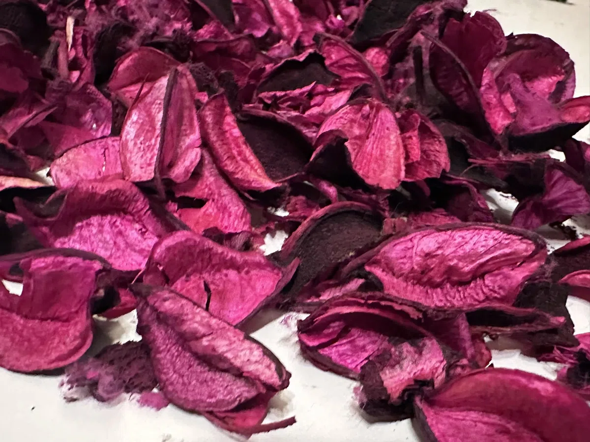 Ambientador de Flores Secas Perfumadas (Pack 4 x 70g) - Potpourri Aromático Decorativo para Armarios, Cajones y Hogar - Aromas Lavanda, Rosa, Fresa y Jazmín - Hecho en España