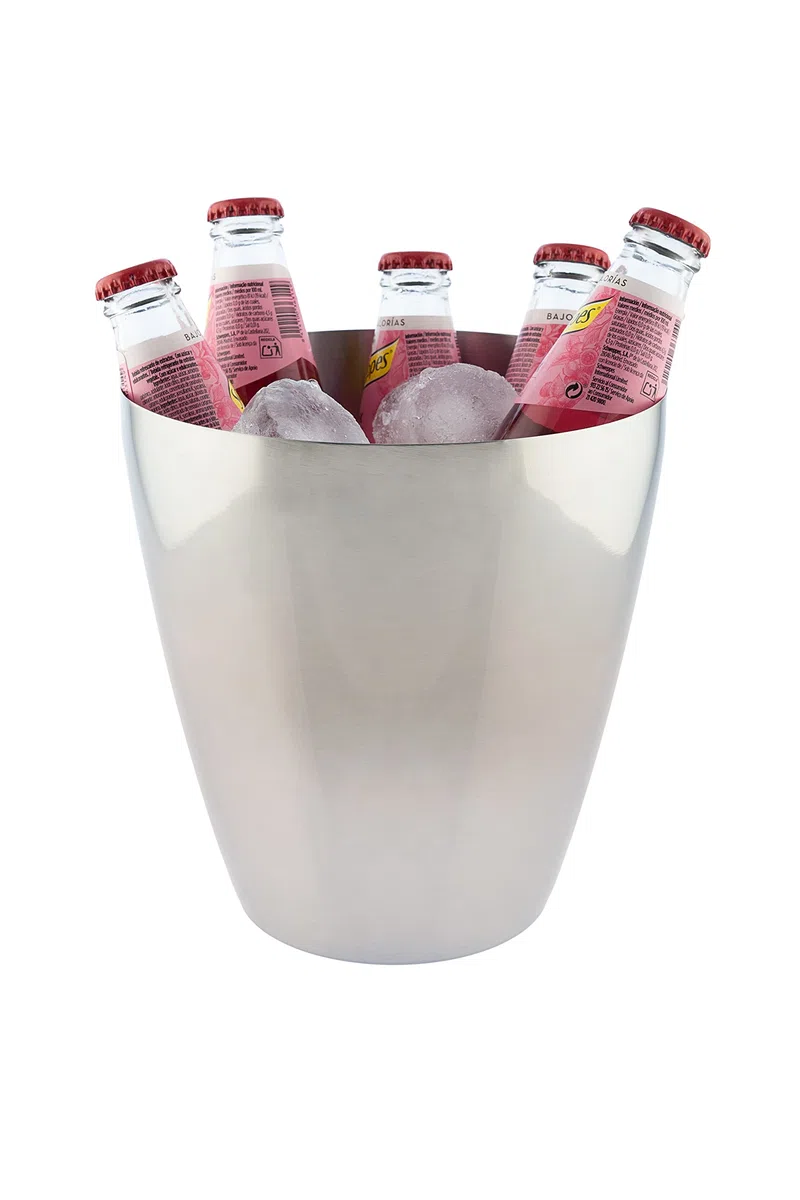 Koala Spain Cubitera Acero Inoxidable, 1 Botella de Vino o Cava, 3 litros