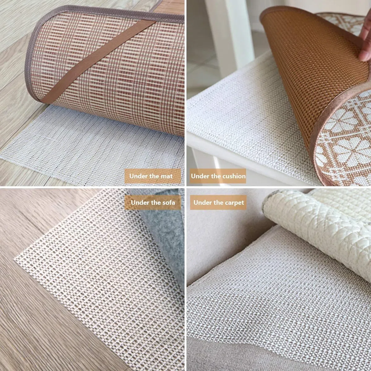 Alfombrilla antideslizante para alfombras, 200 x 300 cm, corte a medida, para muebles y calzado