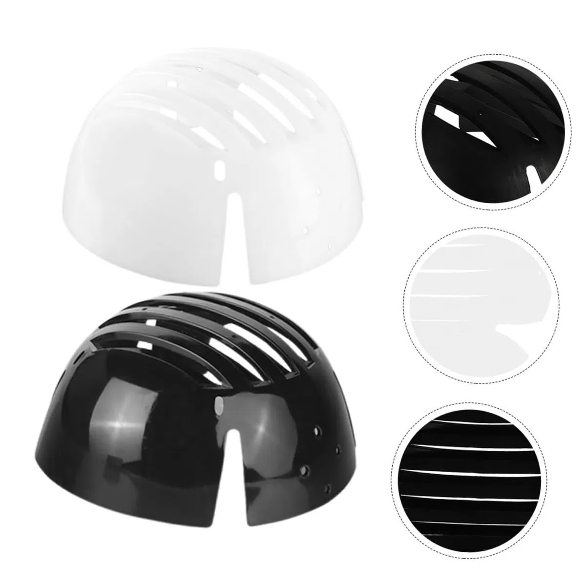 Inserto de Gorra de Béisbol Antichoque PE Negro, Protección Ligera y Transpirable para Casco Industrial, Compatible Gorras de Trabajo, Paquete de 2 Piezas para Uso Prolongado