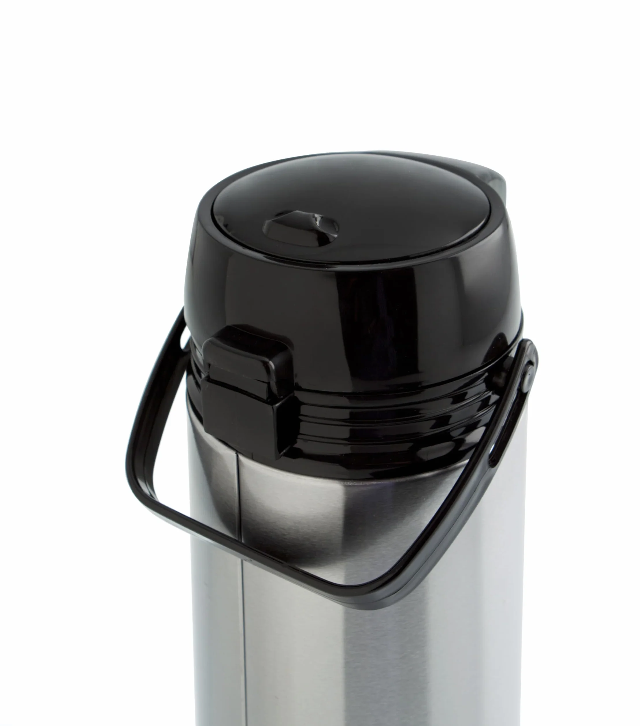 Quid 7520006 Xylon - Isotermo Café con Surtidor Doble Pared Vidrio/ Acero Inoxidable, 1.9 Litros, color Negro