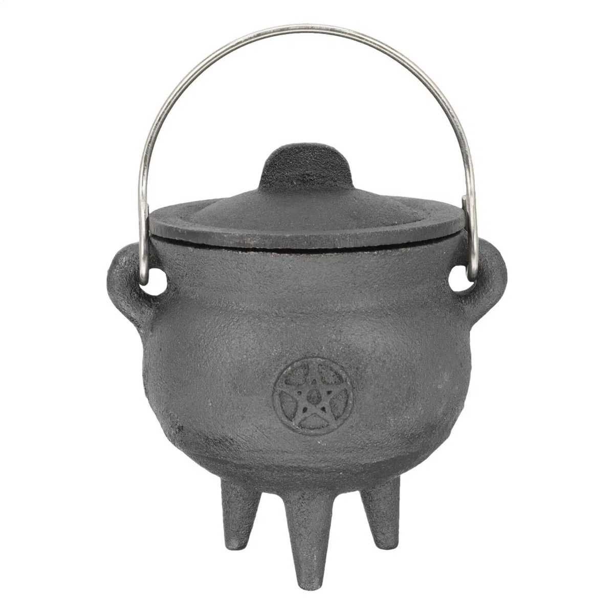 Caldero de hierro fundido de Halloween - Olla de caldero de bruja, hervidor de caldero negro | Práctico accesorio para caldero de bruja, seguro en cualquier superficie, cubo para caldero de Halloween,