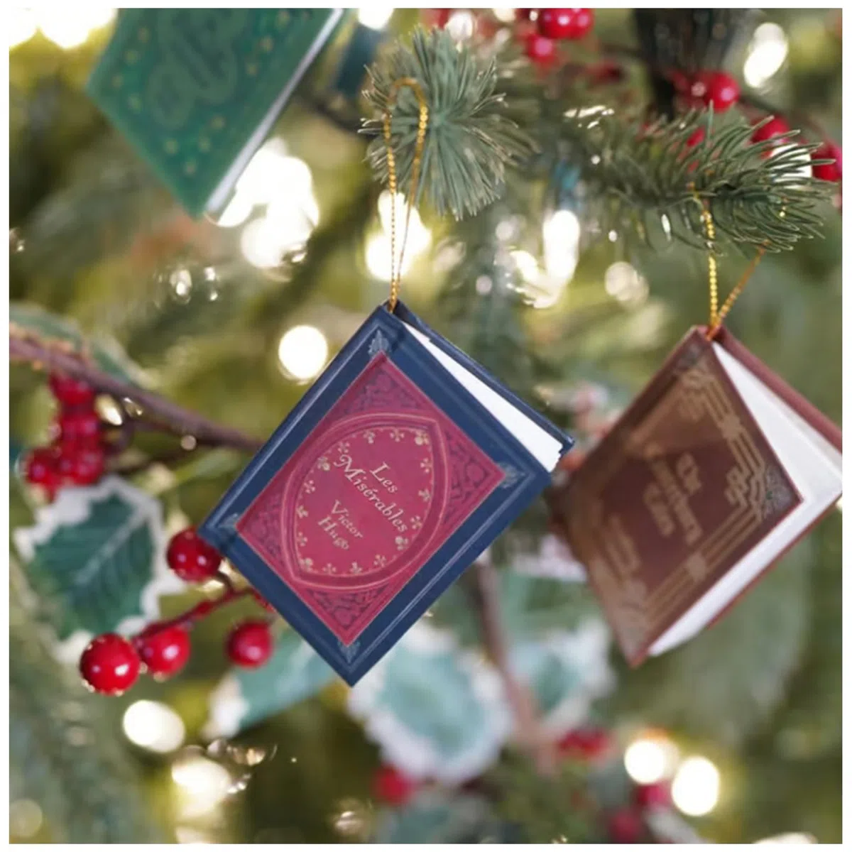 Mini Book Ornament Advent Calendar, Book Lover Advent Calendar 2024, Christmas Book Advent Calendar, 2024 Book Lovers Gifts for Women Christmas Book Advent Calendar for Book Lovers