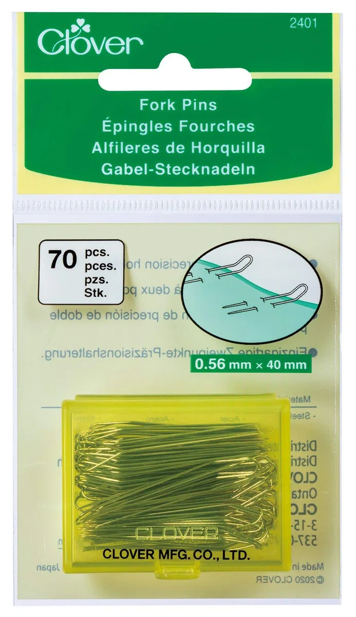 Clover Horquillas, Plata, Talla Única (70 Piezas)