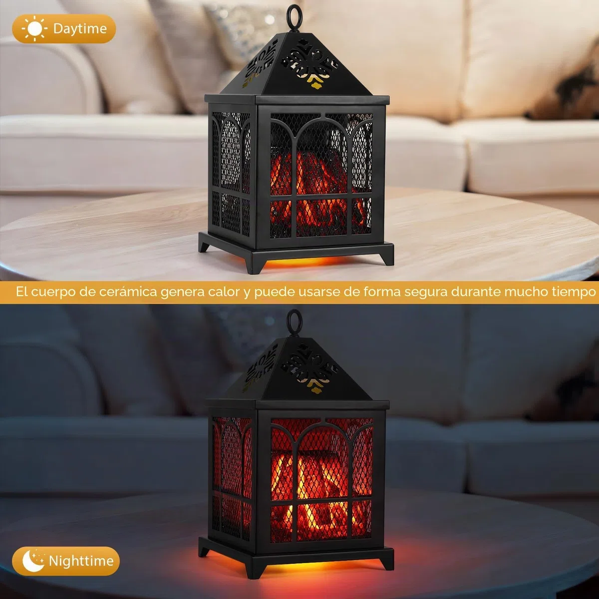Lámpara de Fragancia eléctrica,Quemador eléctrico 4 en 1 para Cera aromática, Vela y Aceite aromático,Calentador de Cera eléctrico para Regalos y Decoraciones de Oficina doméstica