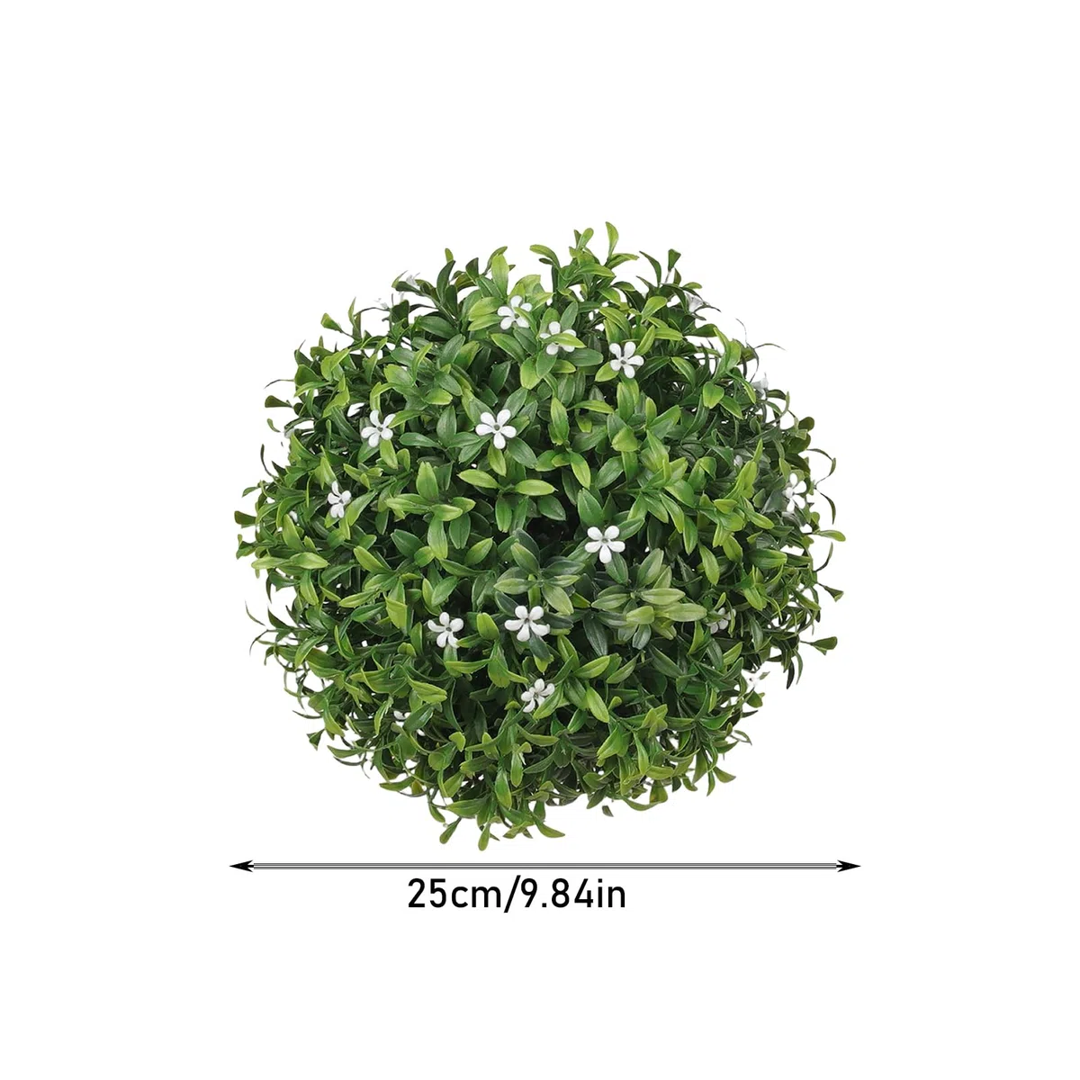 Bolas topiarias de de Flores, Bola topiaria de Hierba, decoración Resistente para el hogar, para Interiores y Exteriores, jardín, Boda, Fiesta