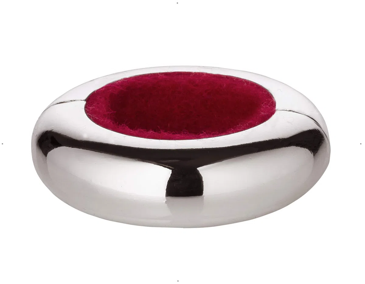 EDZARD anillo antigoteo magnetum, diámetro 5 cm, anillo de vino, plateado, antigoteo consta de 2 mitades con cierre magnético, protección antigoteo para botellas de vino