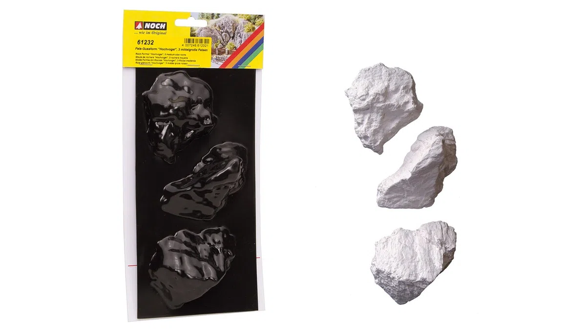 NOCH Molde Formación Rocosa Hochvogel, 3 Rocas Median