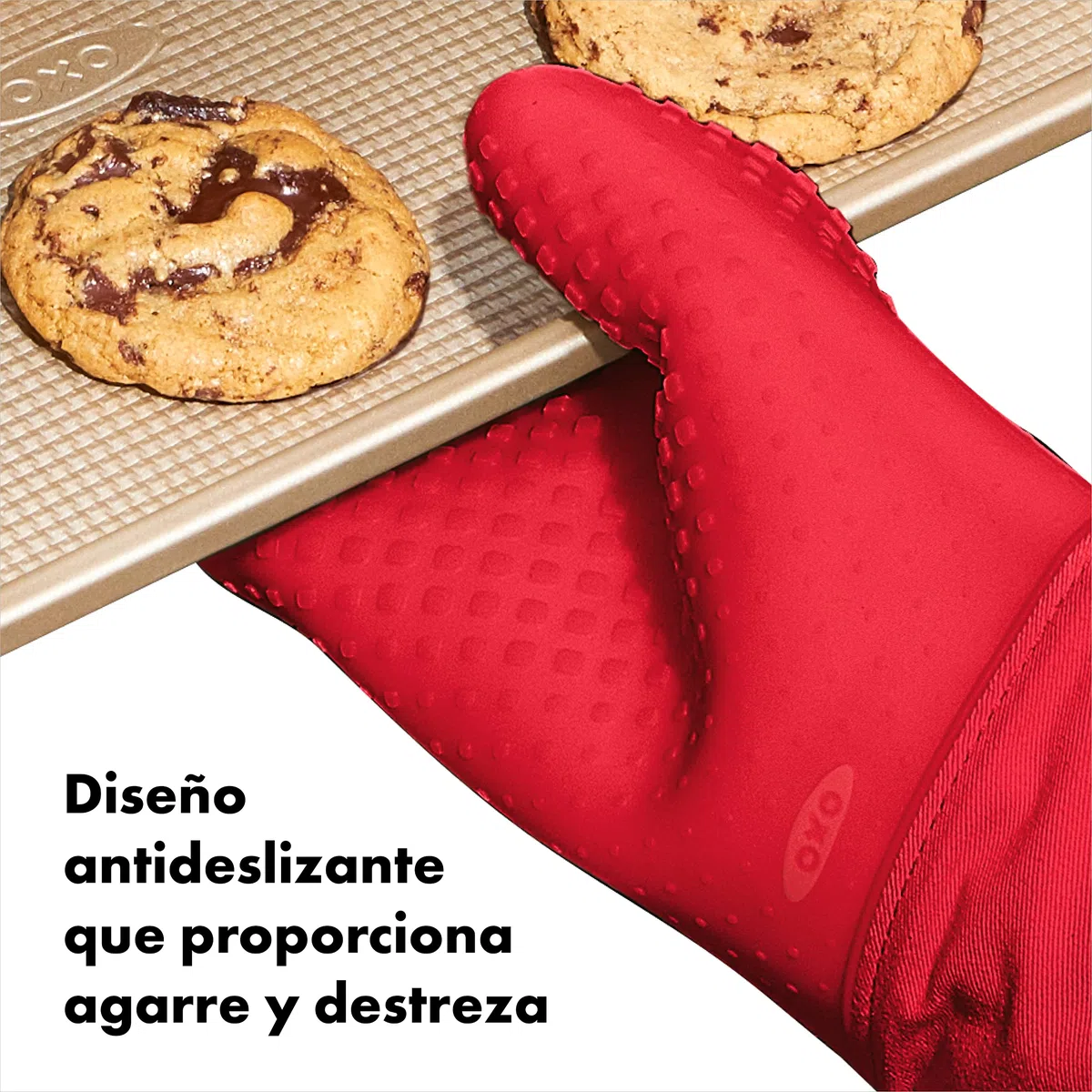 OXO Good Grips, Guante de Horno de Silicona, Rojo