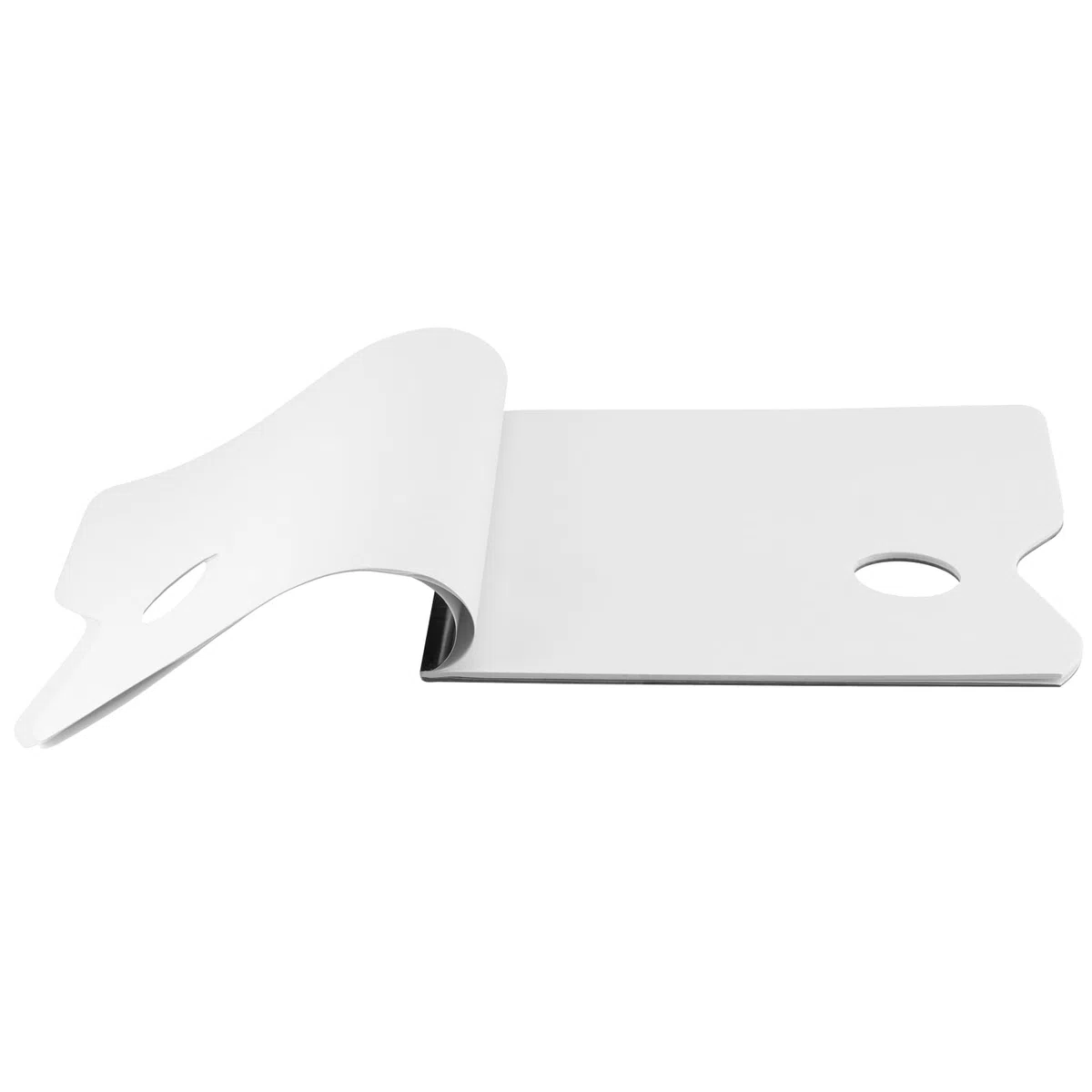 MUKLEI - 3 piezas de papel de paleta de pintura al óleo, 36 hojas de papel de paleta de artista, paleta de rasgar con agujero para el pulgar, almohadilla de paleta de pintura para pintura al óleo,