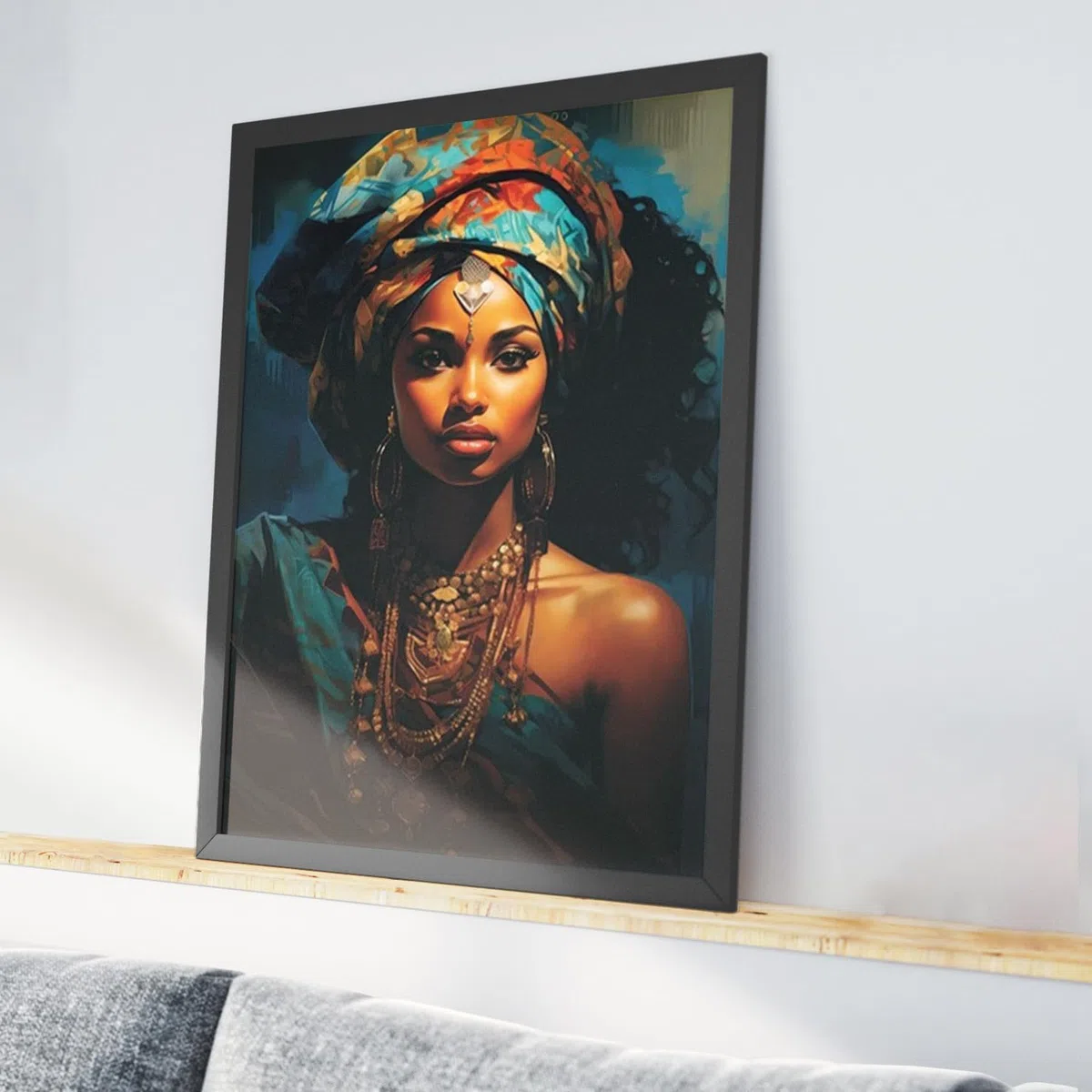 Papel de arroz Belleza Africana, 29 x 40cm (1pc) - para Muebles Póster Decoupage by CRAFT KREATIVELY