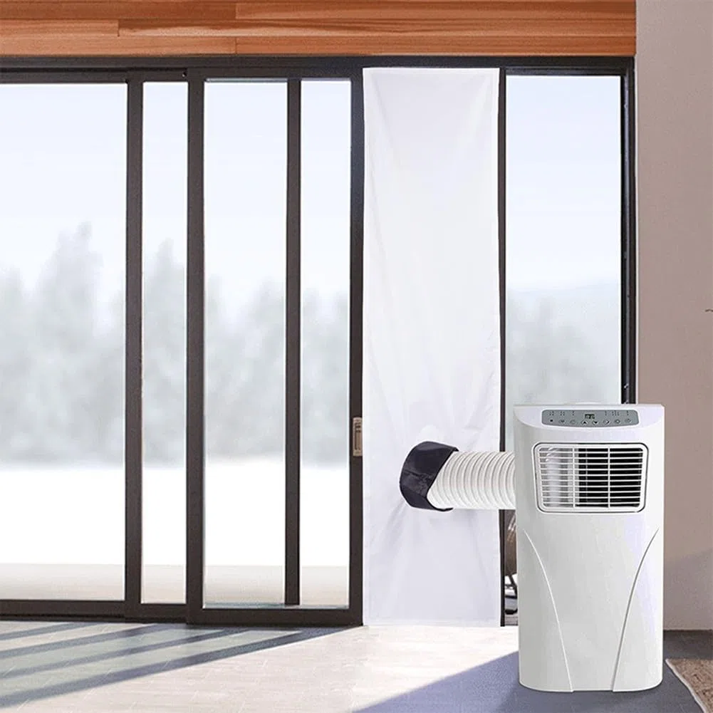 Kit de sellado de ventana de aire acondicionado portátil de 200/300 cm, sellado de ventana para aire acondicionado móvil, protector de intercambio de aire para tragaluces (300 cm)