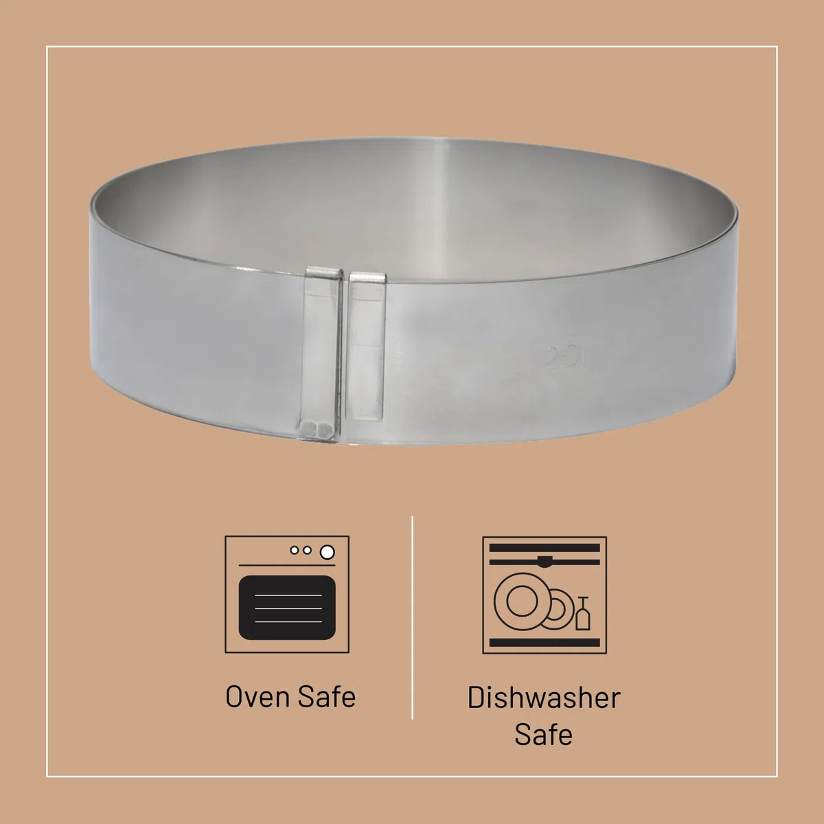 De Buyer, ARO GIGANTE EXTENSIBLE-INOX FLEXIBLE DE18 A 36CMHT 4.5CM-Ø de 18 a 36 cm-3040.01