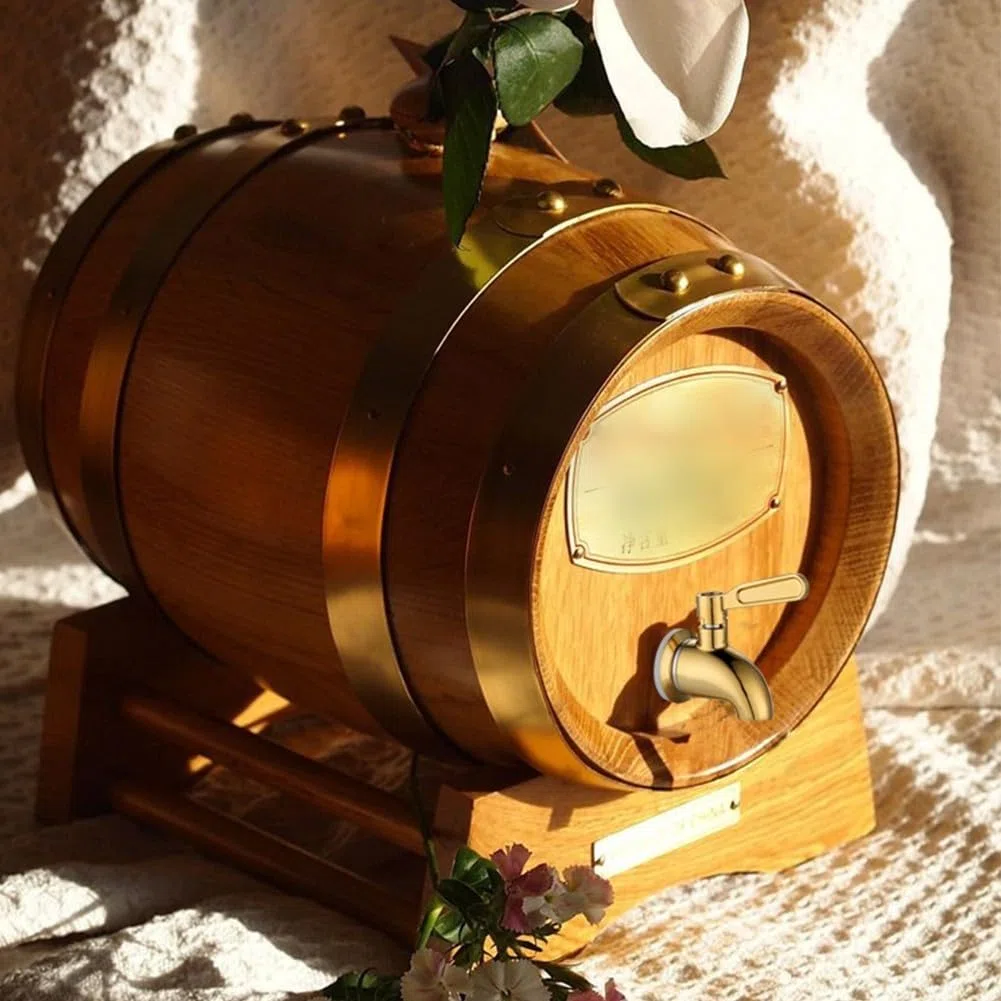 Grifo de vino de acero inoxidable, grifo dispensador de bebidas para cerveza casera y verter jugo con acabado dorado espejo resistente a fugas (espejo dorado (16 mm)