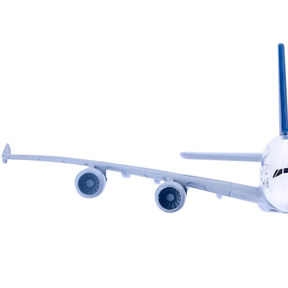 YGCHEN Modelo de Avión Aleación A380 Lufthansa Modelo de Avión 1/400 Escala Miniatura de Avión con Soporte Maqueta de Colleción Juguetes