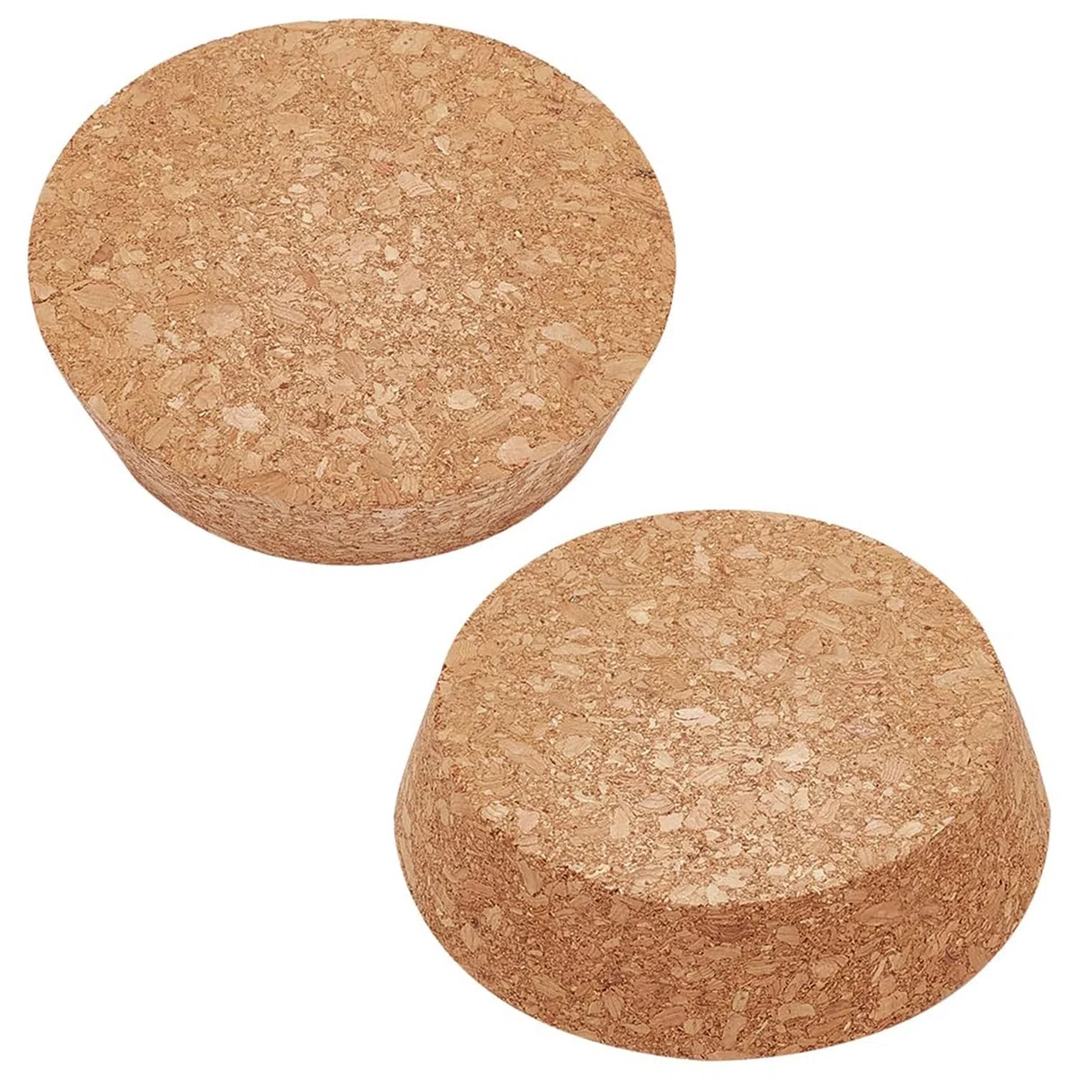 2 Tapones de Corcho Cónicos, 110x90mm, Tapones de Corcho Grandes, Vino Corcho de Tarro 3 Cm Grosor para Botella de Vino, Garrafas, Cerámica, Botella de Vidrio de Cerveza, 3cm de Espesor (2)