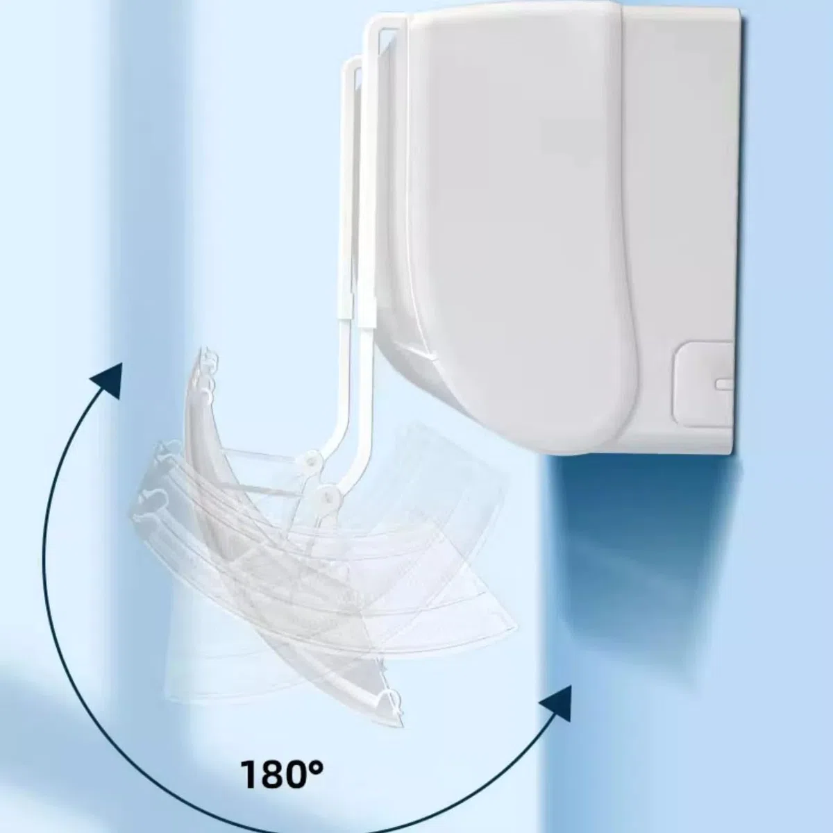 Deflector de aire acondicionado plegable universal, ajustable para parabrisas de aire acondicionado, escudo para casa, oficina, ancianos, bebés, mujeres embarazadas