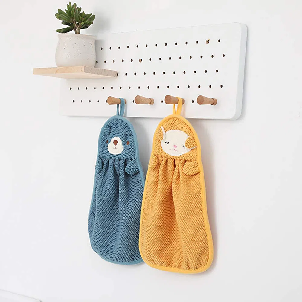 6 toallas de mano de animales , toallas de mano niños, bonito paño de cocina para baño, toallas de cocina, toalla de secado rápido para niños y adultos