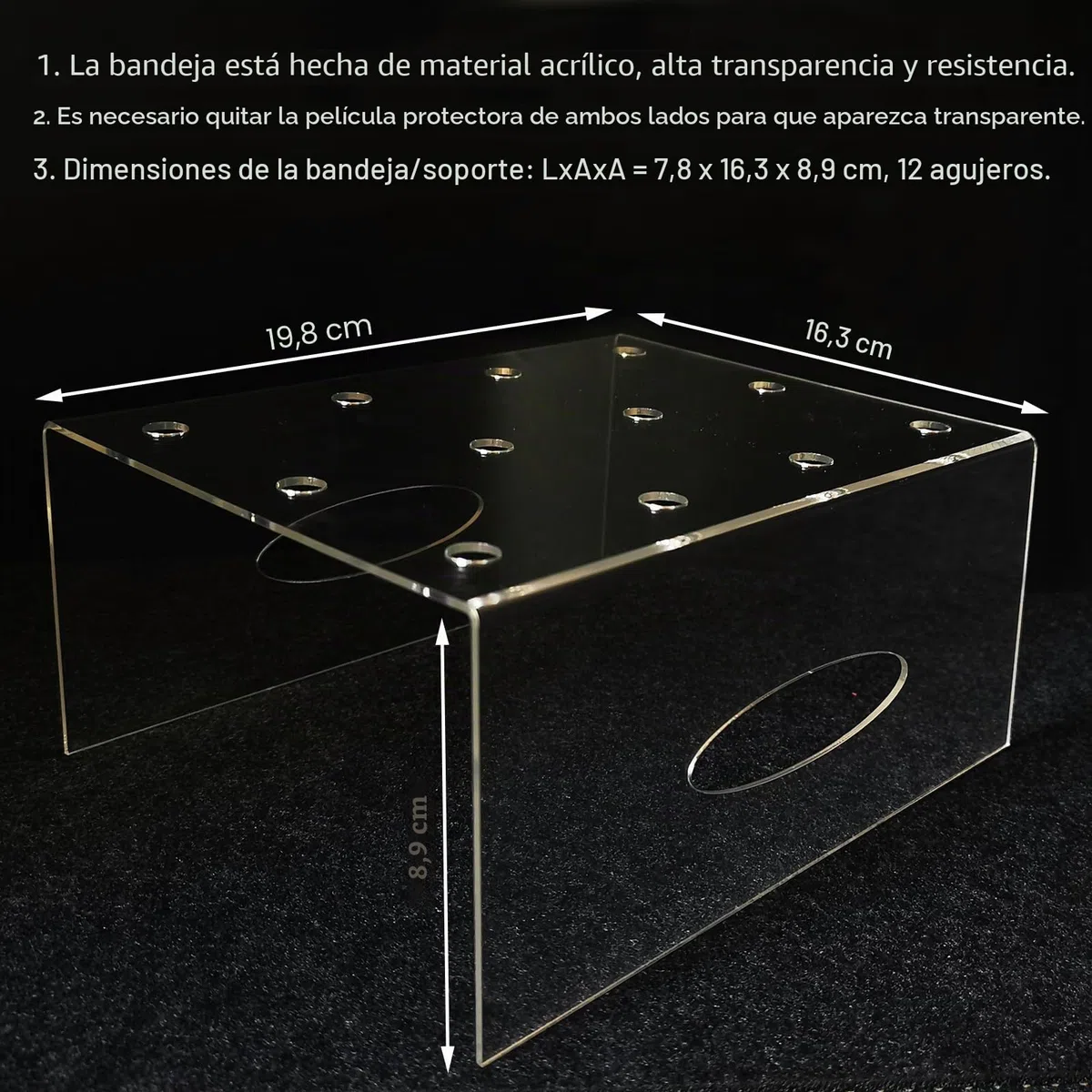 Paquete de 12 contenedores Push Up Pop para tartas con bandeja, soporte para moldes de cake pop, para golosinas caseras, aperitivos de postre
