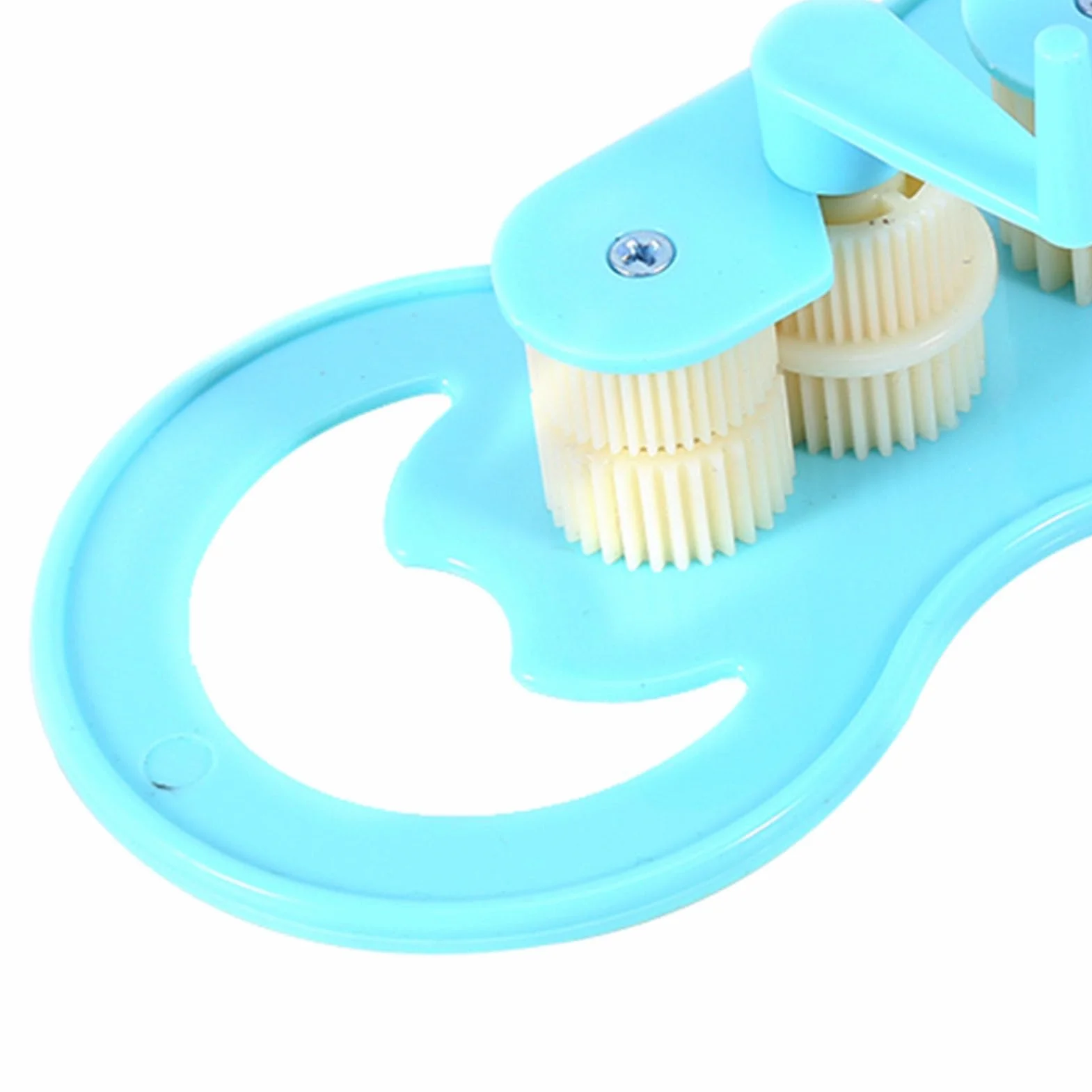 Máquina prensadora de quilling SustVita para crear tiras de papel texturizadas, un moldeador de ondas de quilling de plástico para patrones variados, una de las herramientas