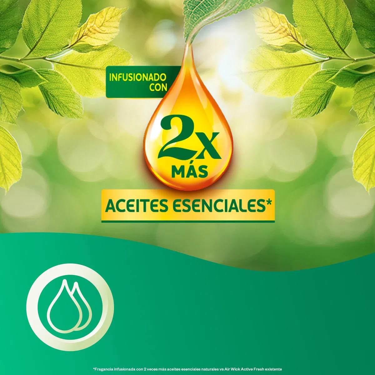 Air Wick Active Fresh Spray Automatico Sin Aerosol - Ambientador para casa con aroma a Ropa Limpia con Flor - Pack de 4 Recambios (228mlx4)