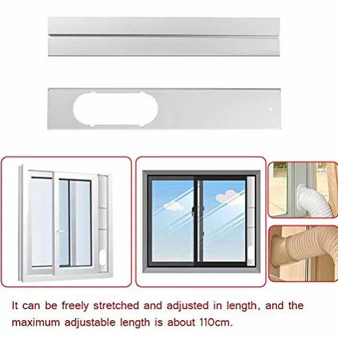 HEEPDD Placa de Sellado de Ventana de Aire Acondicionado Portátil Kit de Sellado de Ventana Universal Kit de Ventilación de Ventana de CA (Colores Variados)