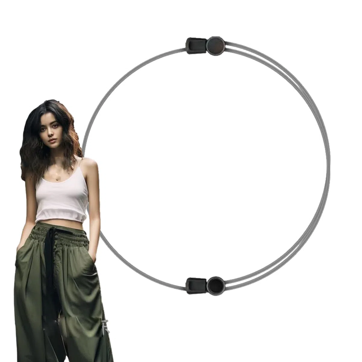 Banda elástica para recortar, herramienta de contracción, ligera, elástica, cómoda, ajustable, banda de corte de camisa que transforma la forma en que tus camisetas Teksome
