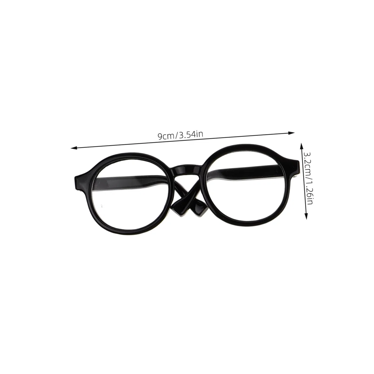 VICASKY 6 Piezas Gafas de muñeca anteojos en Miniatura anteojos de muñeca en Miniatura Gafas para muñecas Gafas de Juguete Accesorios para Vestir muñecas muñeca Gafas Adornos el plastico