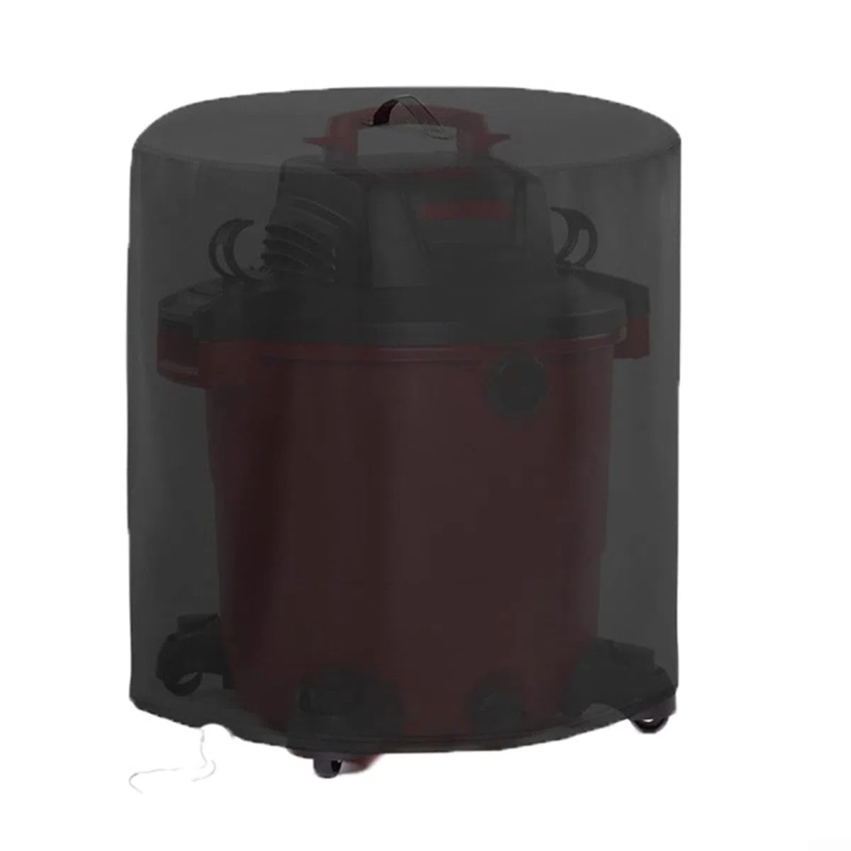 FUBESK Funda impermeable para aspiradora de 24 pulgadas de diámetro x 26.5 pulgadas de alto, cubierta antipolvo de tela Oxford 420D con cordón para un fácil almacenamiento, adecuada para aspiradoras