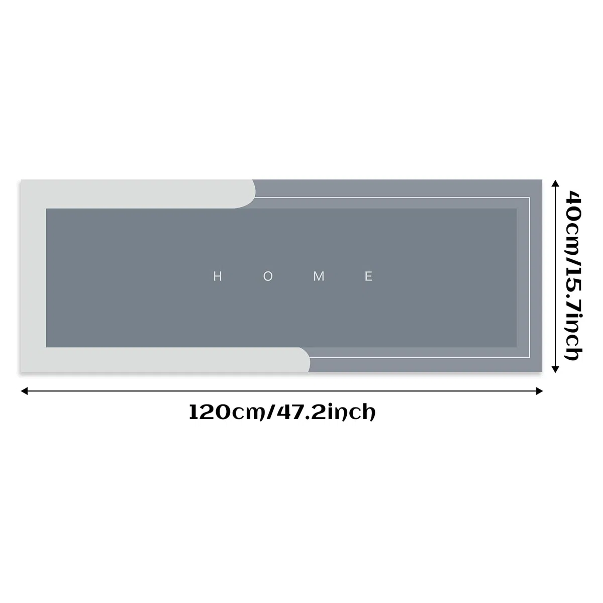 Alfombras Cocina Lavable,Alfombras de Cocina,Alfombra Antideslizante,Alfombra de Cocina para Piso, Secado rápido,Antifatiga Tapete de Cocina para Oficina Hogar Interior Pasillo,120x40cm