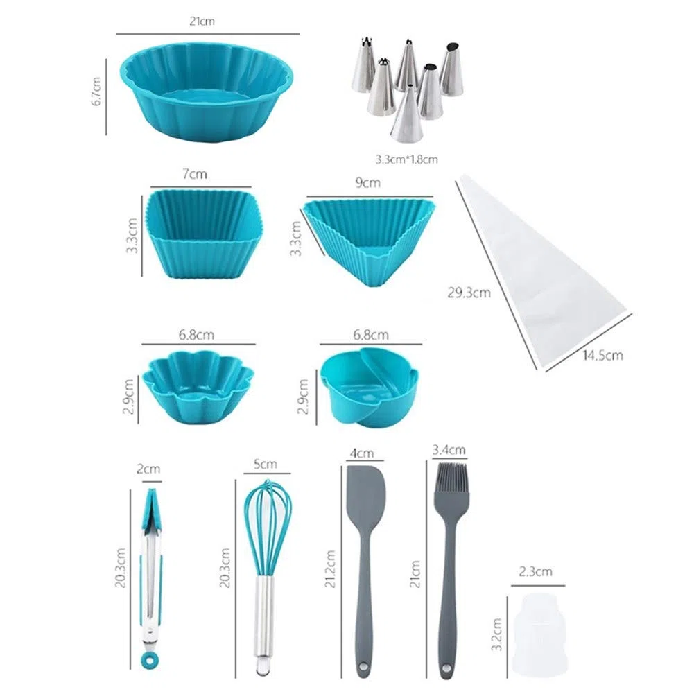 Utensilios De Cocina Reposteria Kit Reposteria Equipo de horneado para la Cocina Hornear Cosas Pastel Equipo para Hornear