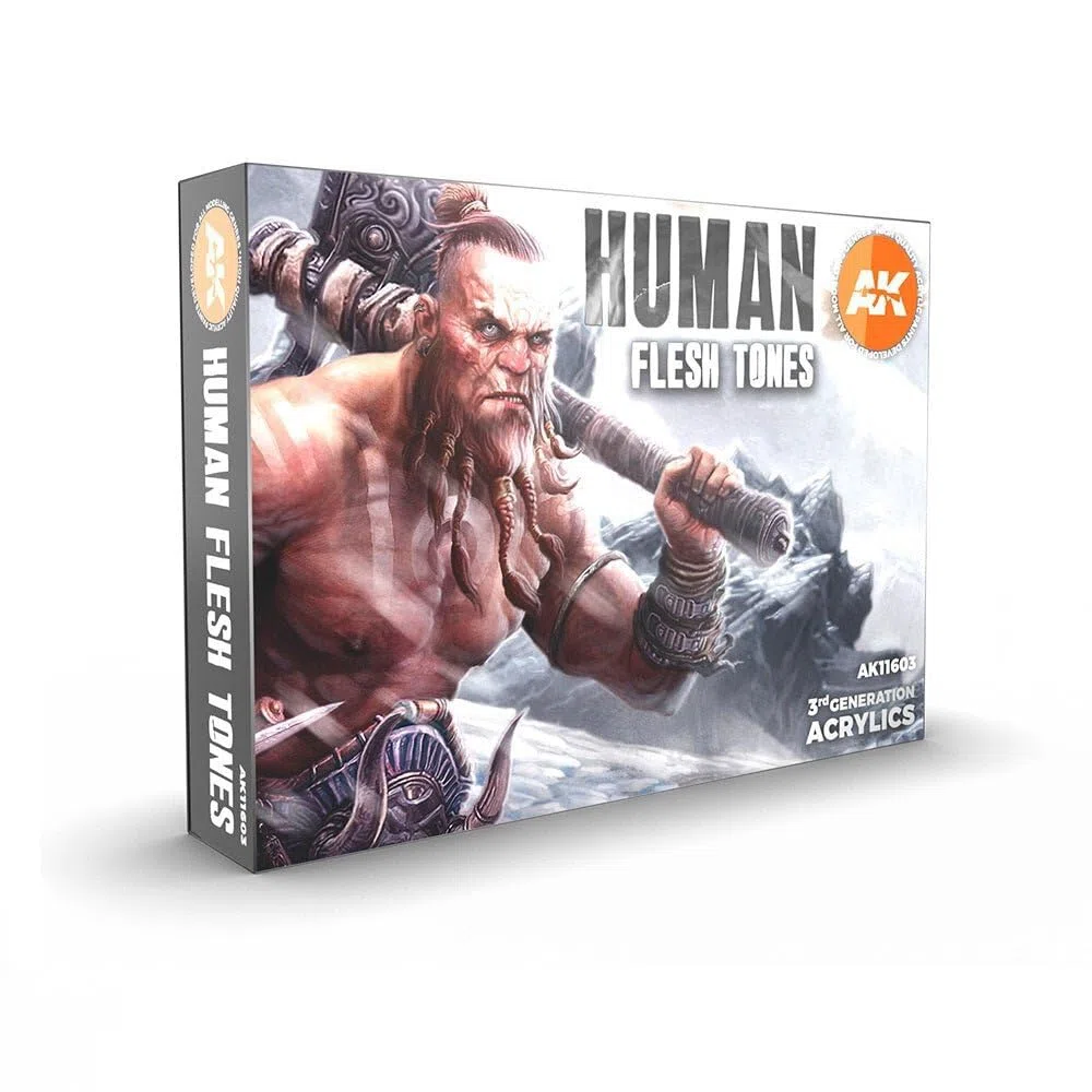 (AK11603) - AK Interactive Set - Human Flesh Tones