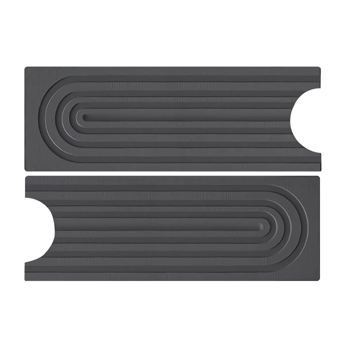 Absorbent Faucet Mat, Alfombrilla Grifo Cocina, Alfombrilla de Grifo de Diatomea-Tamaño Grande 60 x 10 cm, para Espacios Estrechos en Cocinas y Baños, Fácil de Limpiar y Duradera (Gris Oscuro)