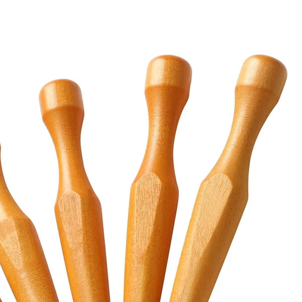 Juego de 5 Herramientas para Tallado en Linóleo, Cuchillos para Tallar Madera, Cincel, Gubia en Forma de V, Gubia Angular y Herramientas de Tallado Semicirculares.