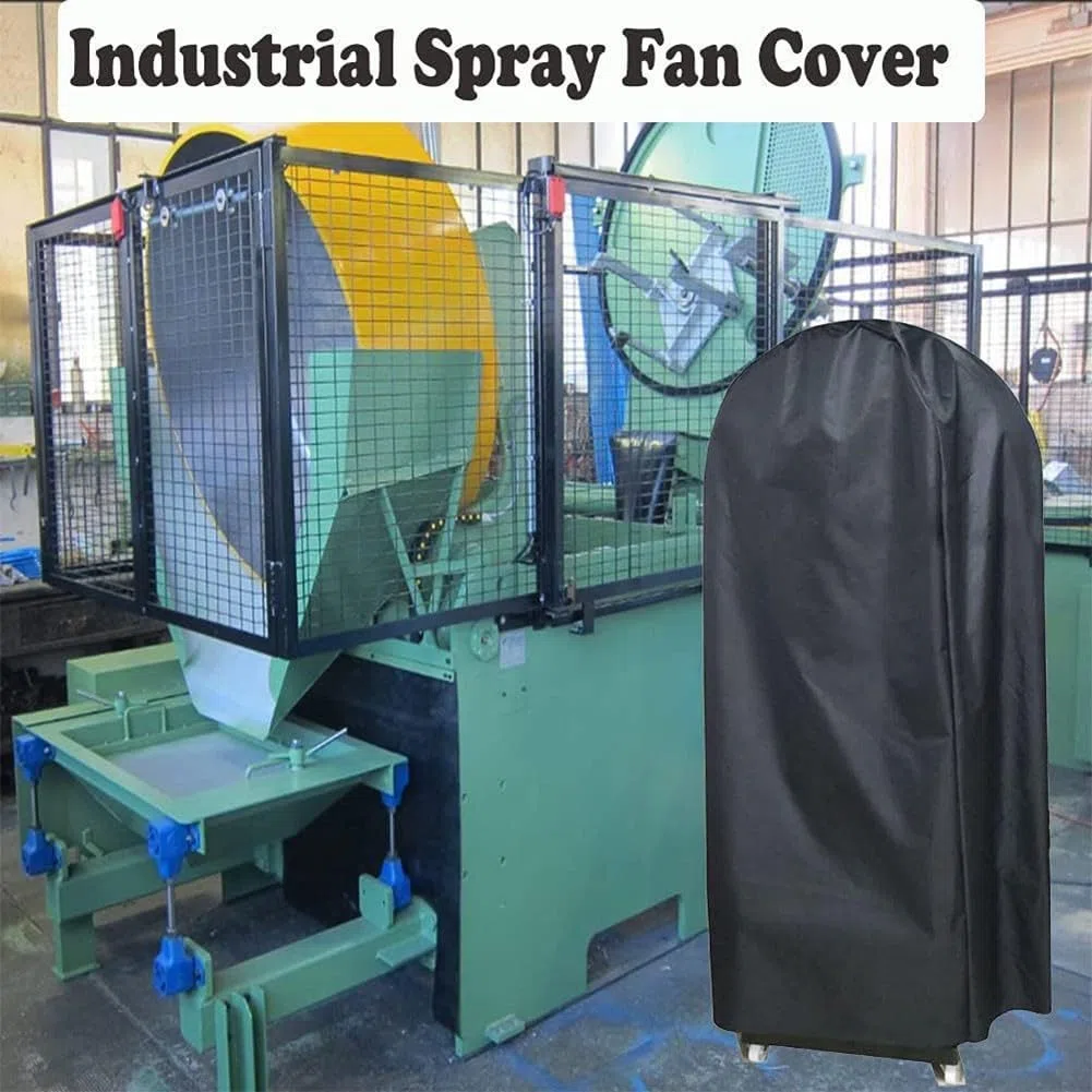 YJDOORPLAY Cubierta de ventilador de niebla de larga duración para uso en exteriores, tela Oxford 210D, impermeable y protección contra el polvo, 3 tamaños disponibles (60 x 28 x 155 cm, 70 x 30 x 160