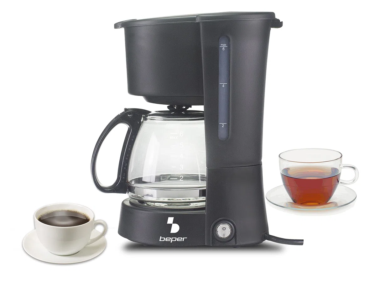 BEPER Cafetera Americana BEPER BC.060 Color Negro, 6 Tazas, de Goteo