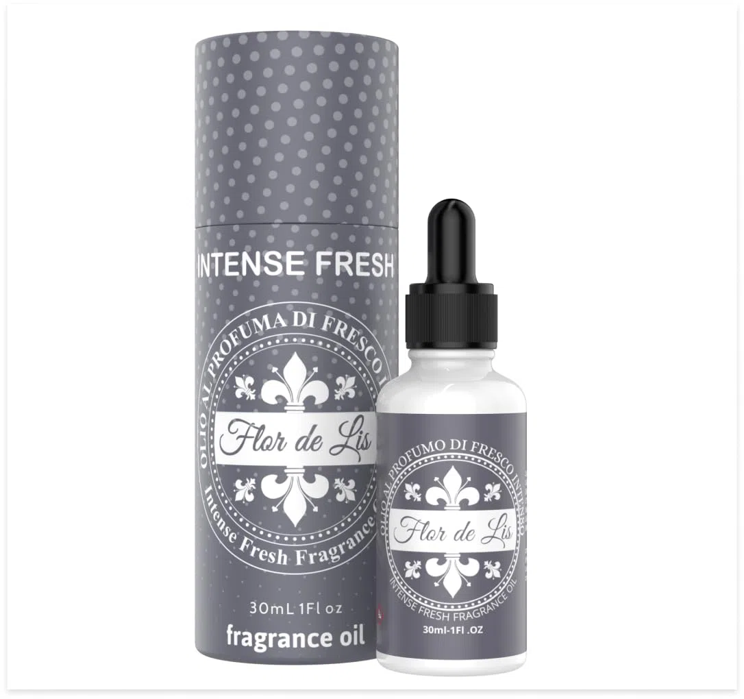 Flor de Lis - Perfume exclusivo para secadora, aceite con fragancia de Fresco intenso, aroma de esencias para ambientadores de varillas