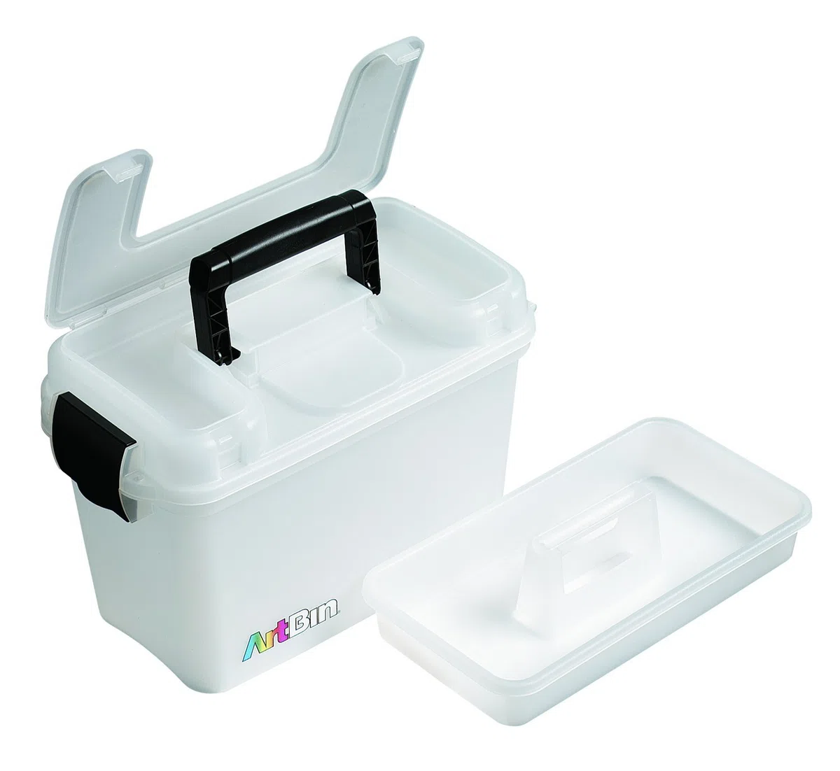 ArtBin 8408AB - Maletín Organizador portátil de Manualidades con asa, plástico translúcido