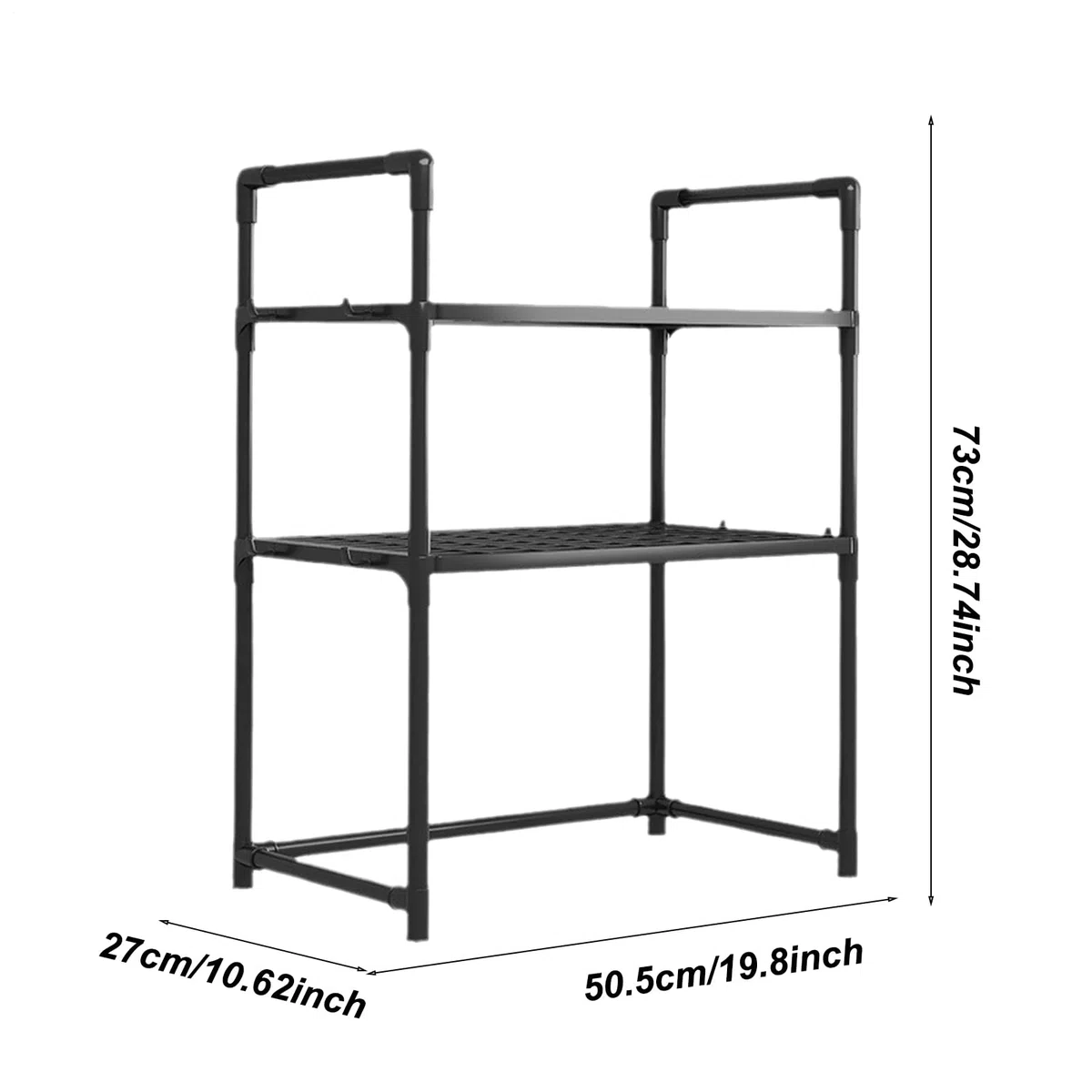 Soporte Para Microondas De 2/3 Niveles, Estante Organizador De Cocina Estantes Para Microondas Soporte Microondas,Estante Microondas, Mueble Para Microondas Con Ganchos