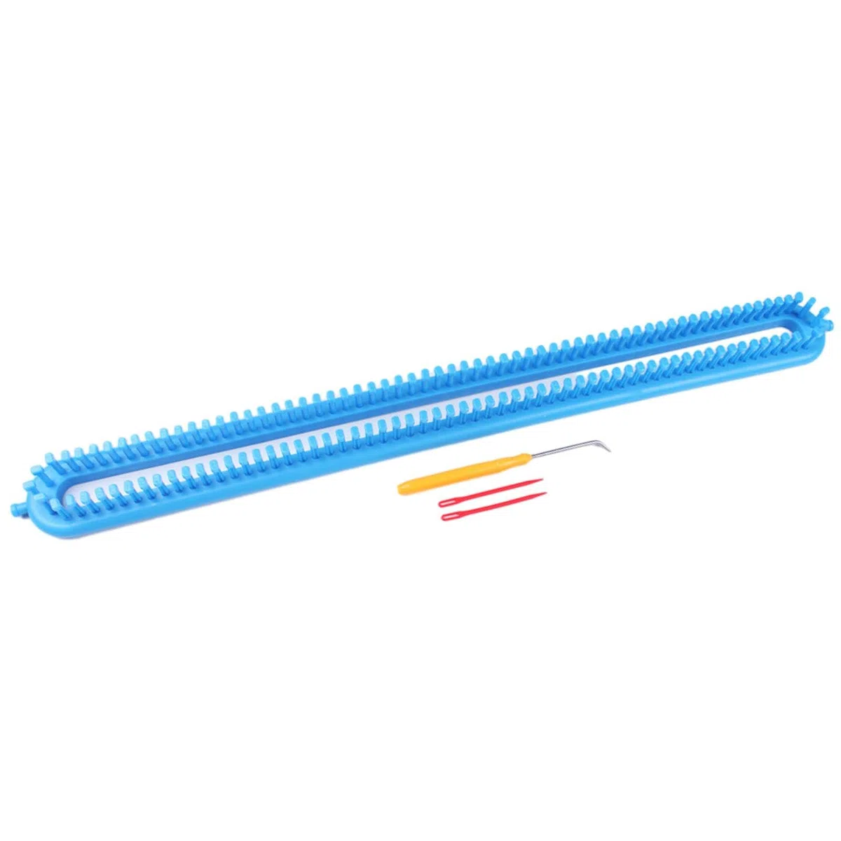 Colcolo Telar de Bufandas, Telar Rectangular, Duradero, artesanía de Bricolaje, Ganchillo, Bufanda Hecha a Mano, Dispositivo de Tejer para suéter, Bufanda, 58CM