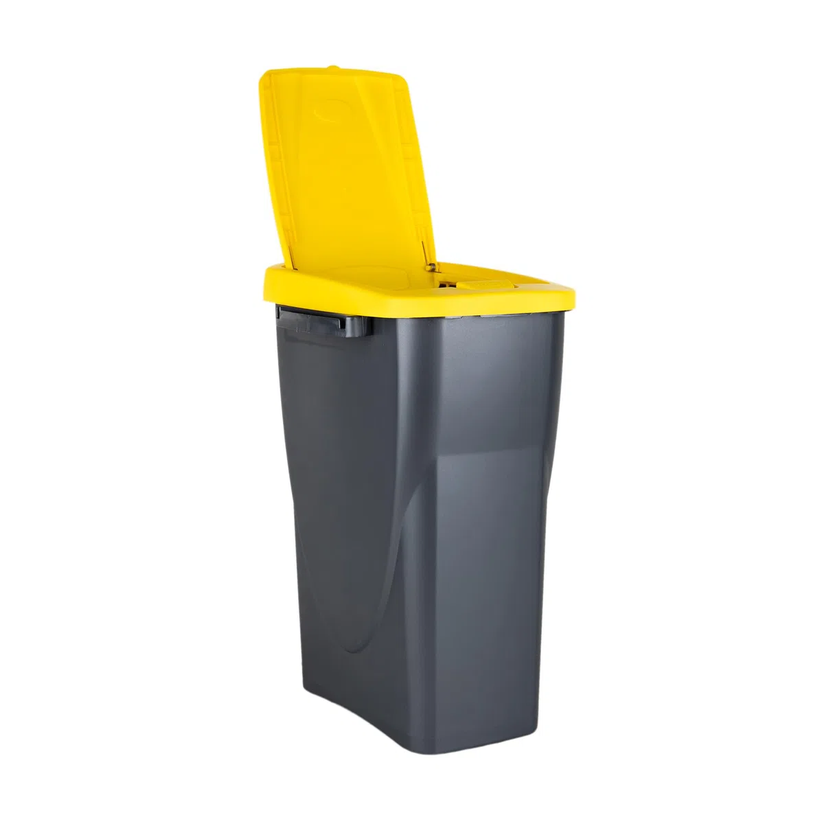 Cofan Cubo de basura amarillo para reciclar plásticos y envases | Capacidad de 15, 25 o 45 litros | Tres Medidas (15 L)