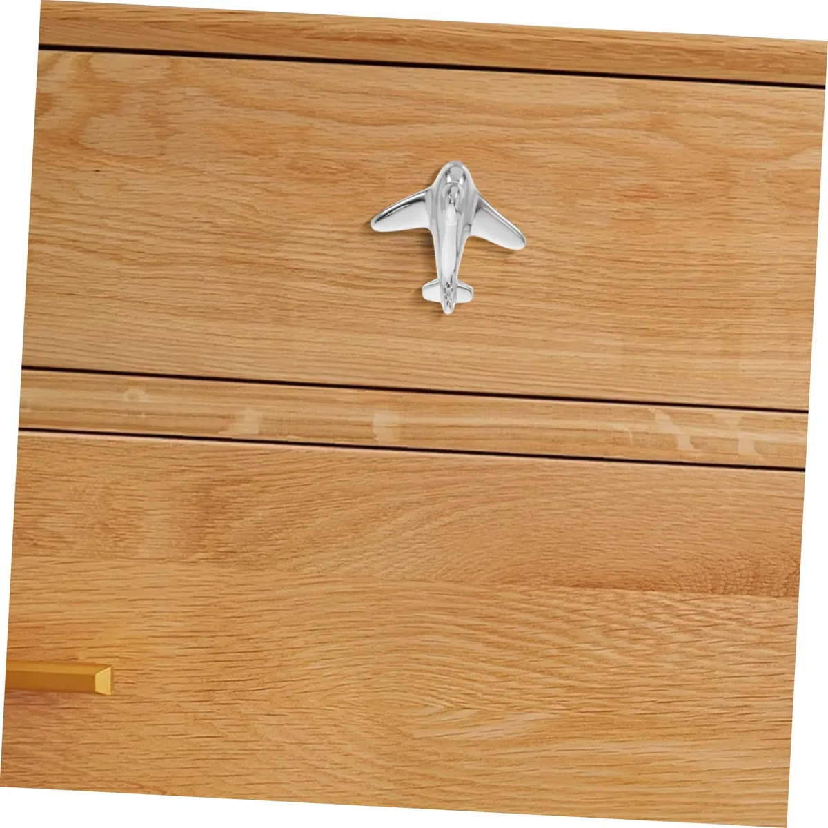 Cabilock 2juegos Tiradores Para Armarios Infantiles Con Forma De Avión Pomos Para Cómoda Aleación De Zinc Decoración Infantil Para Armario y Alacena