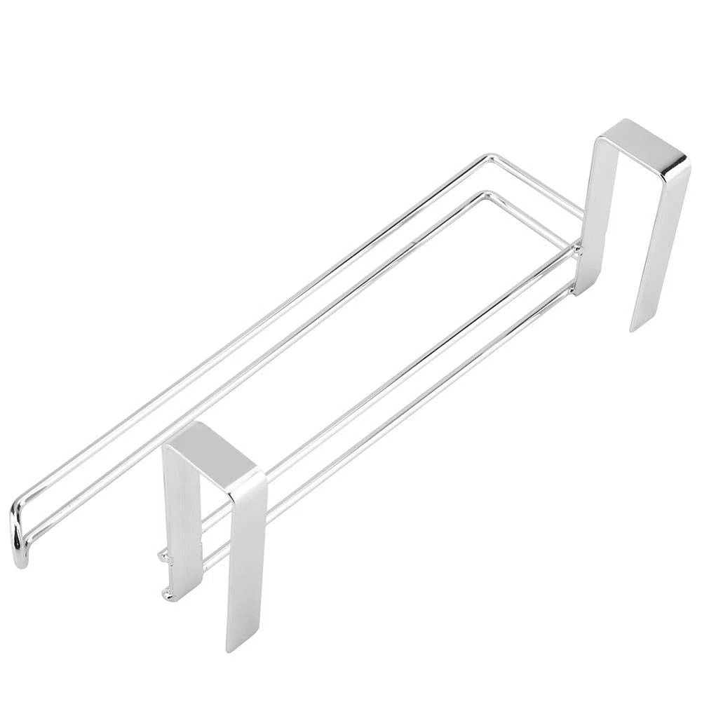 TOPINCN Dispensador De Rollos De Cocina Acero Inoxidable Puerta En Rollo Soporte De Papel Debajo De La Unidad De Armario Estante De Toalla Colgador