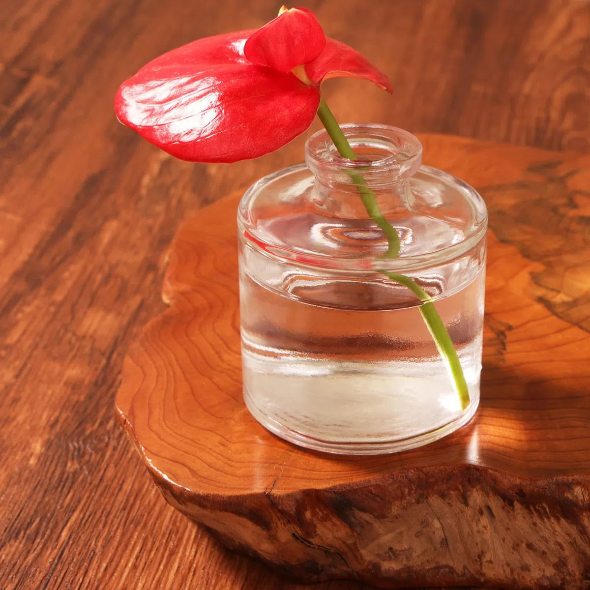 Juego de 6 Pequeños Jarrones de Cristal, jarrón para Decoración de Mesa de Boda, Floreros Modernos Mini para Hogar, Salón y Boda