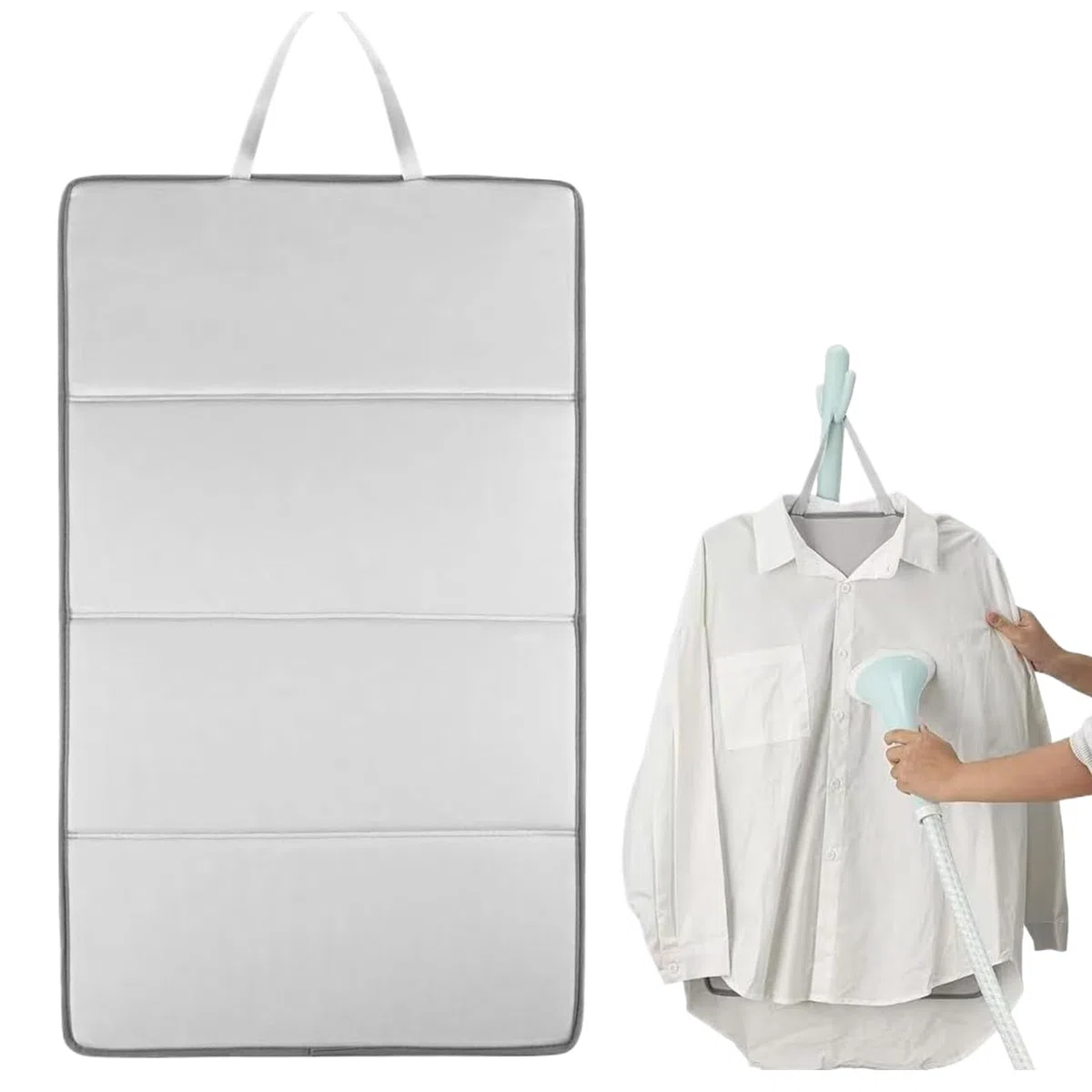 Genérico Tabla De Vapor para Ropa - Almohadilla Vertical Plegable,Tabla De Planchar Vertical Portátil - para Viaje, Hogar, Residencia, Trabajo, Apartamento, Armario, Hotel, Lavandería, Exterior
