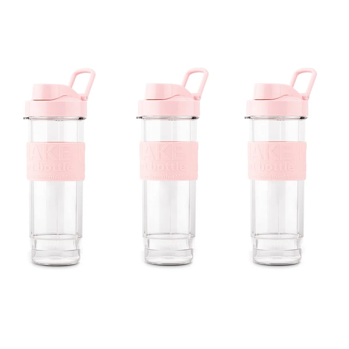 H.KOENIG BTL12 - Kit de botellas para Mini-BLENDER SMOO12, color rosa