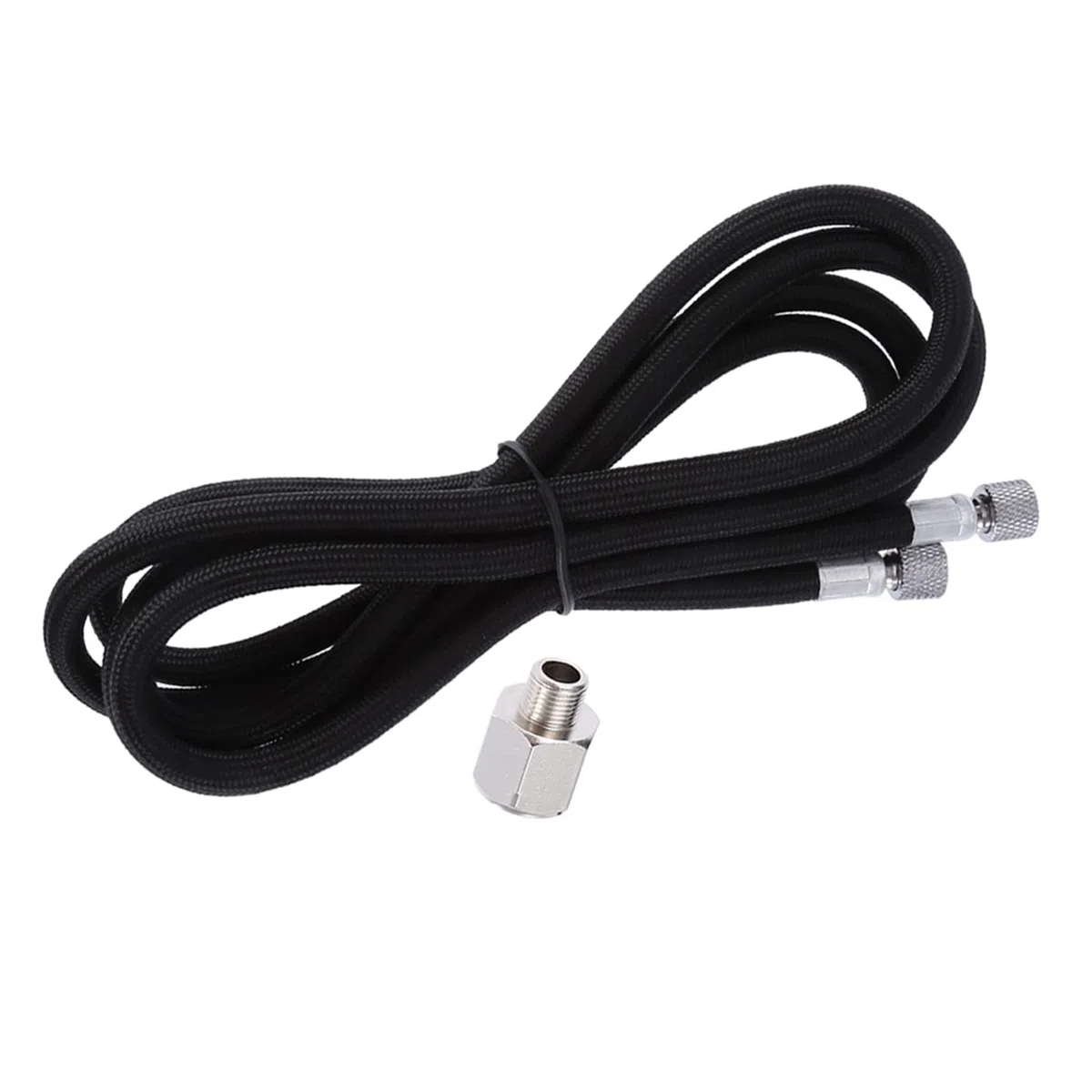 Manguera de Aerógrafo Trenzada con Material EVA de 1.8 M Longitud, Acoplamiento Adaptador 1/8 "-/4" Acoplamiento, Conecta a Aerógrafo Al Compresor