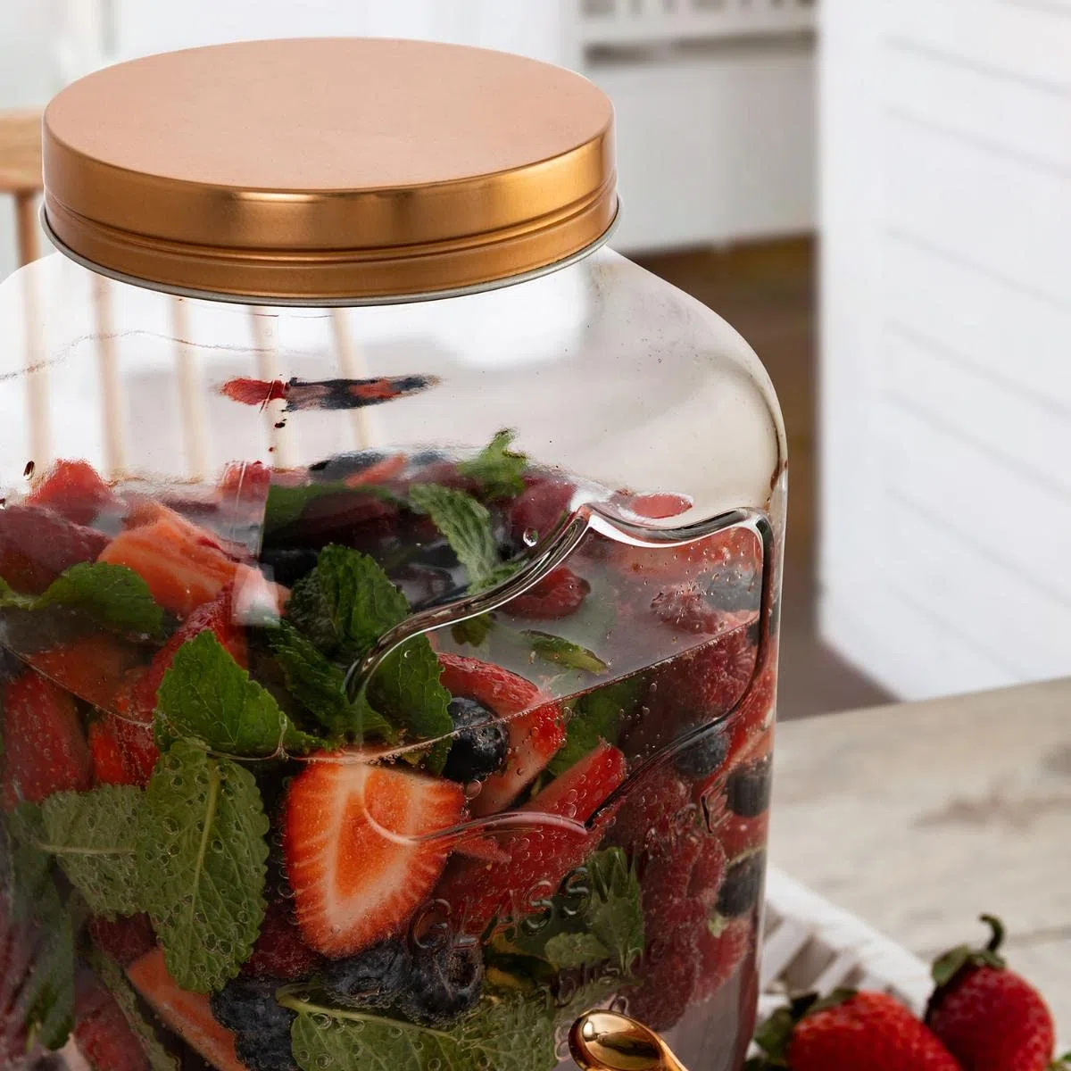 Quid Habitat Dispensador De Bebidas 4l Sodo Apto Frigorífico No Apto Microondas Reciclable