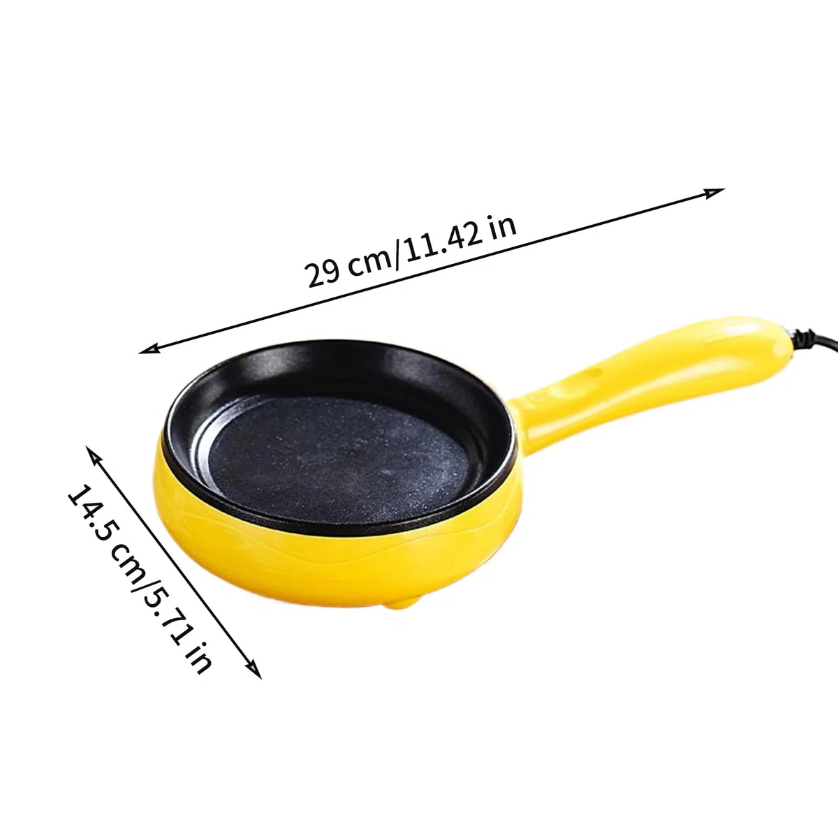 Sartén Pequeña | Huevo Rápido Eléctrico Sartén Para Cocinar | Cacerola De Cocina Antiadherente Resistente Al Calor Para Tortilla Tortitas Desayuno Cena