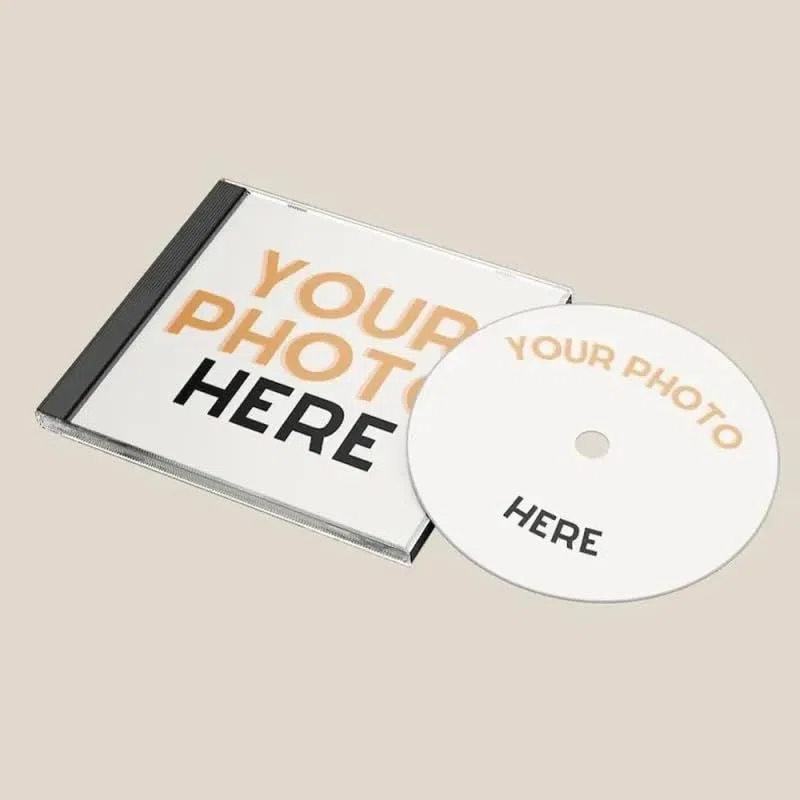 CD Personalizado y Estuche de 16 Canciones | Regalo de San Valentín, Aniversario o Boda | PrintYourDisc | Álbum de CD Personalizado